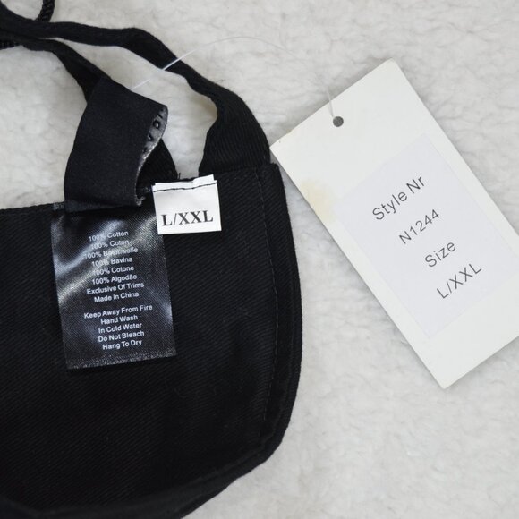 NWT Dolls Kill HIP POCKETS corset back harness cotton twill size L - Picture 6 of 7